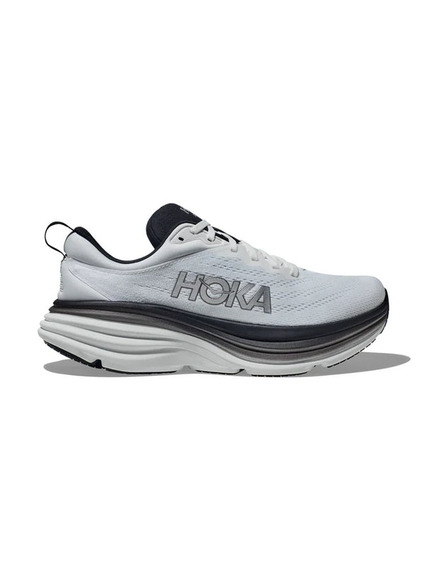HOKA Bondi 8 2E Wide 'White Black' - Image 1