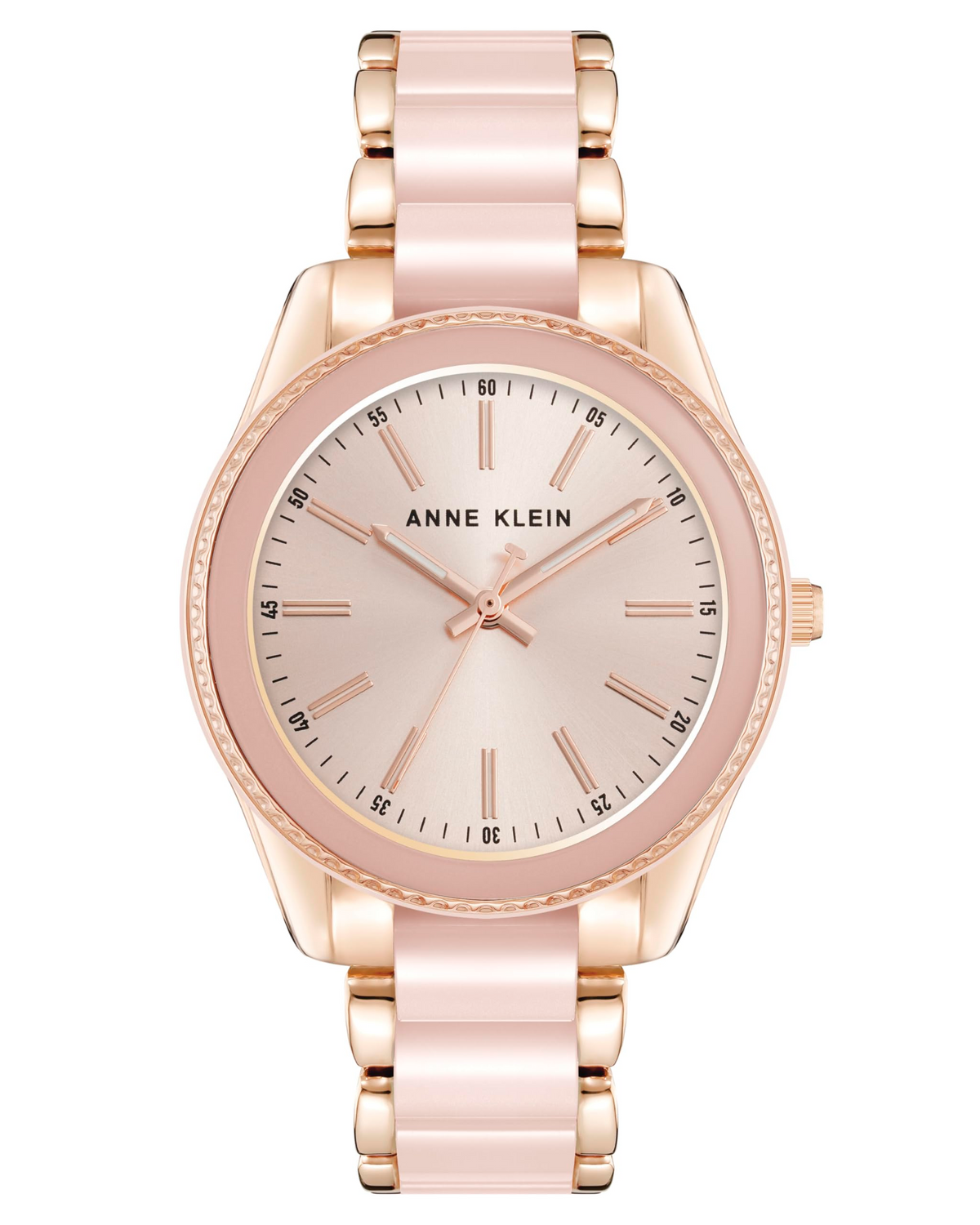Anne Klein Women's Rose Gold-Tone Bracelet Watch - Image 1