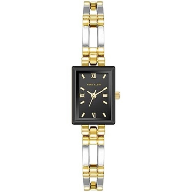 Anne Klein Women’s Two-Tone Rectangular Watch - Image 1
