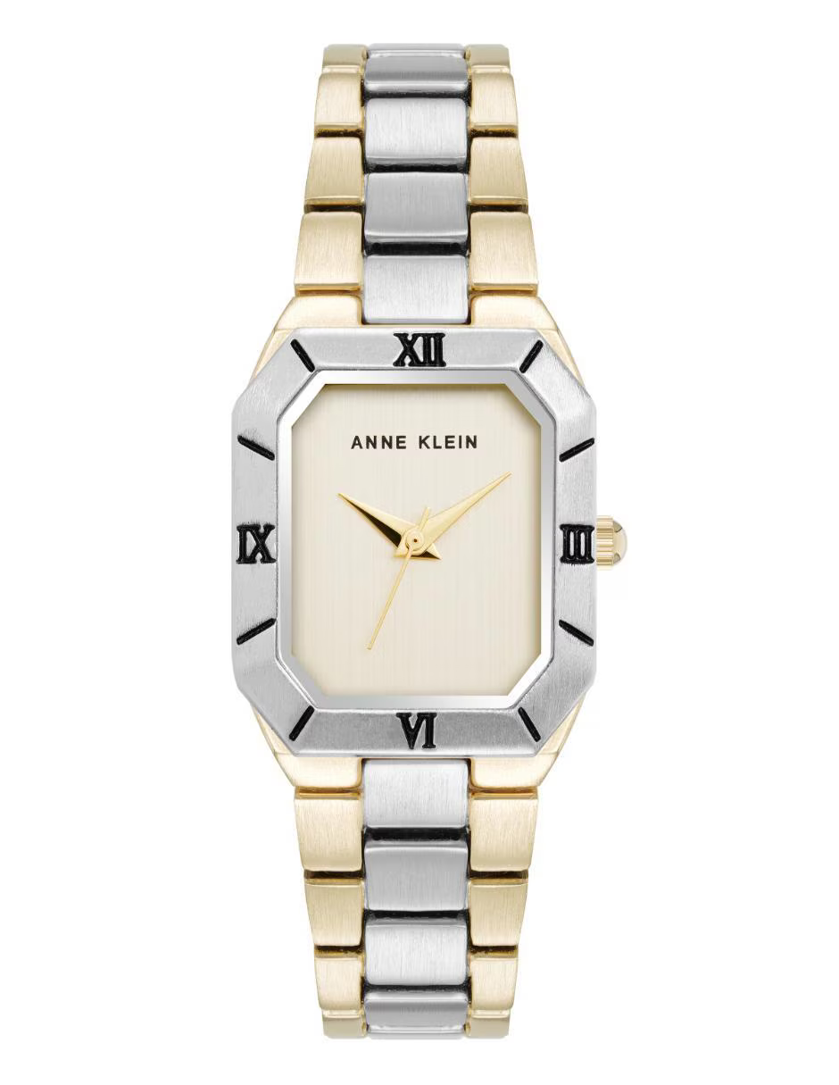 Anne Klein Women's Quartz Roman Numeral Bezel Gold-Tone Alloy Metal Watch - Image 1