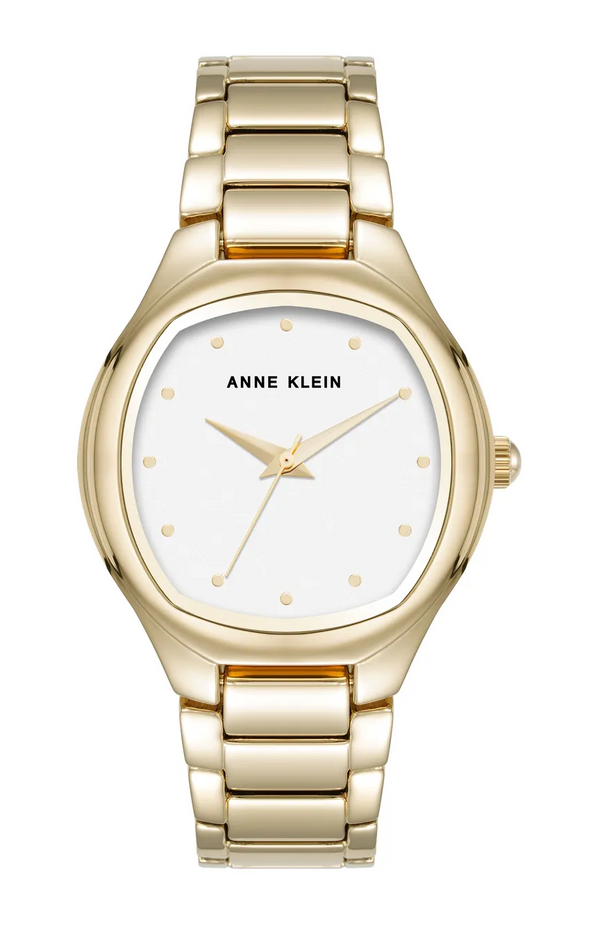 Anne Klein Women's Quartz Everyday Cushion Two-Tone Alloy Metal Bracelet Watch