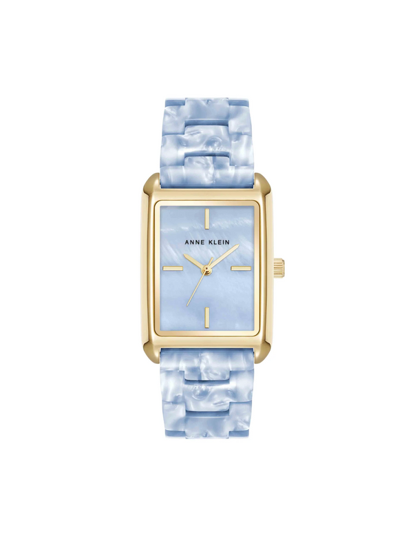 Anne Klein Women’s Rectangular Resin Link Watch