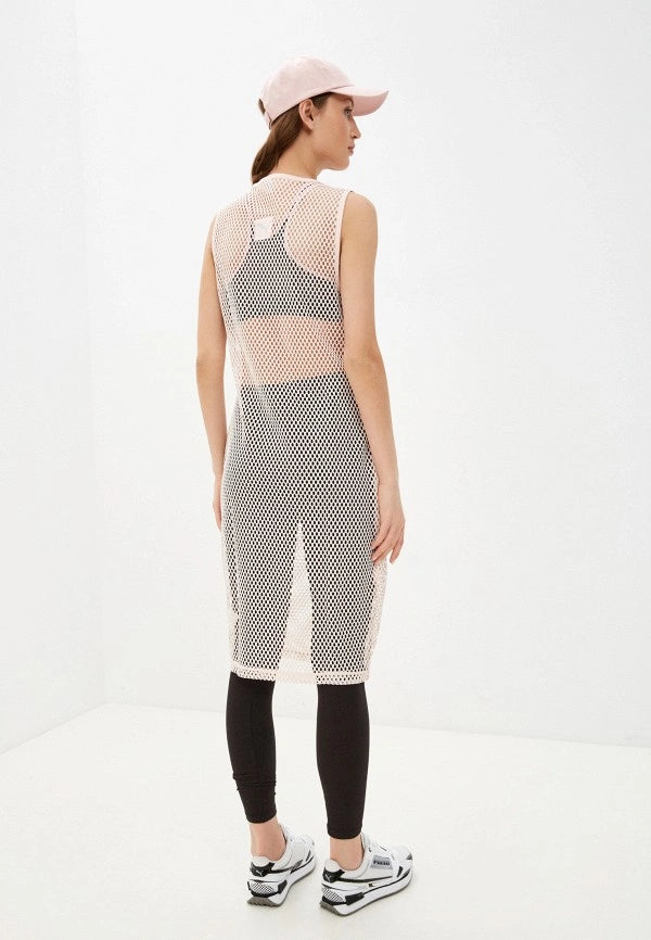 Women Sportswear Fit Textured Mesh Dress - Image 2