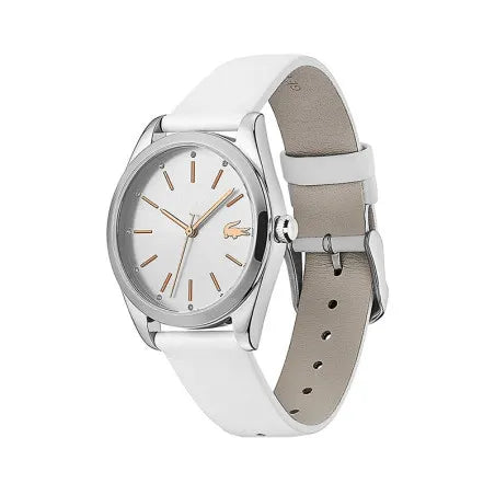 Parisienne Lacoste white leather watch - Image 2