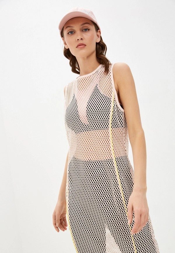 Women Sportswear Fit Textured Mesh Dress - Image 3