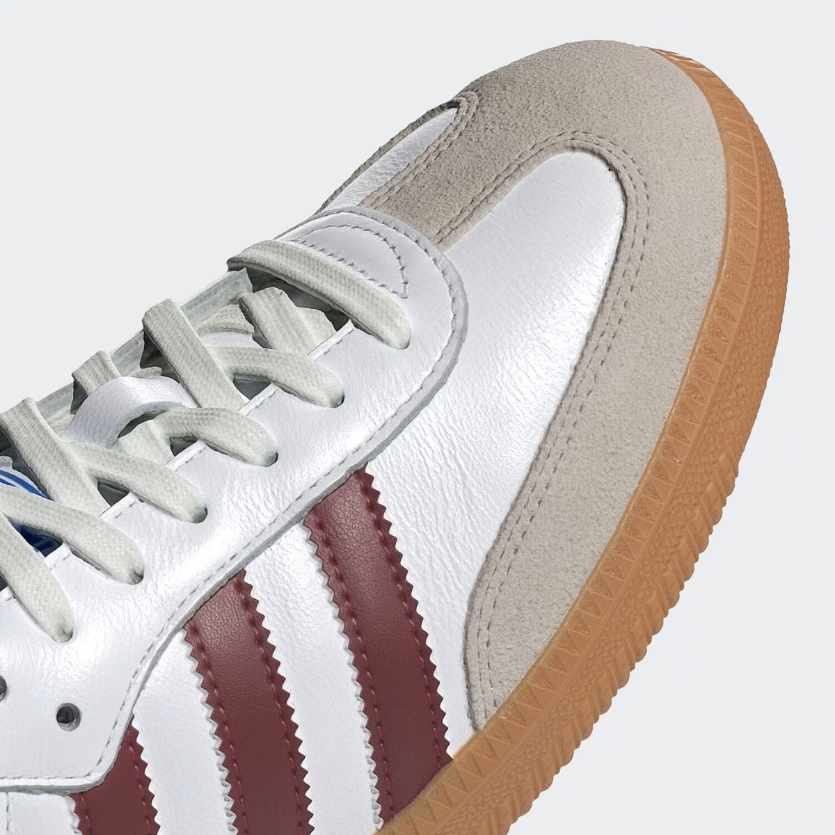 Adidas Samba OG – Cloud White / Collegiate Burgundy / Gum - Image 5