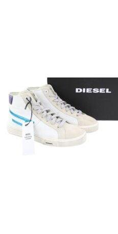 DIESEL S-Mydori ML W Women Sneakers EU37 White Leather Mid Top Laced - Image 1