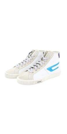 DIESEL S-Mydori ML W Women Sneakers EU37 White Leather Mid Top Laced - Image 2
