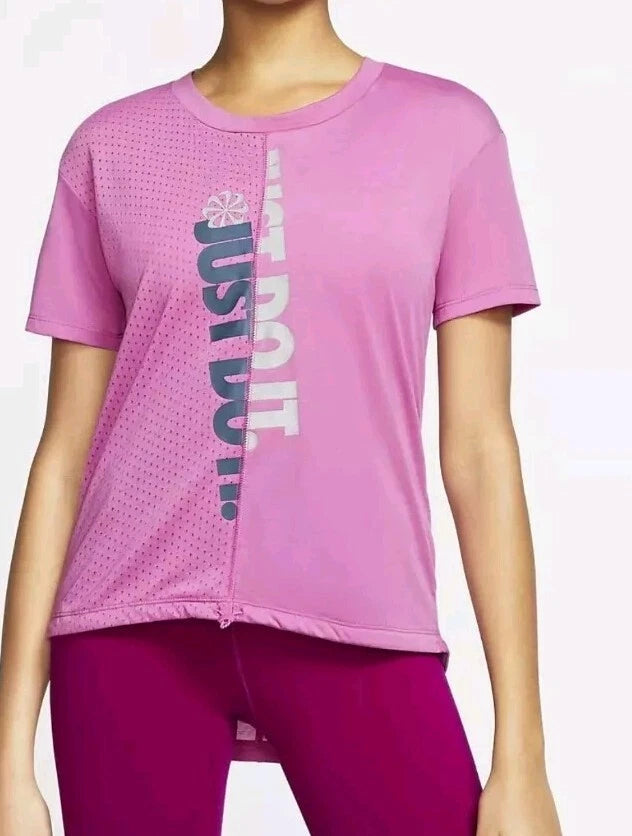 Nike Breathe Icon Clash Running Top Active - Image 1