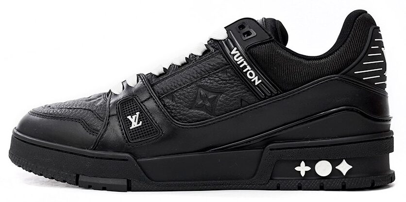 Louis Vuitton Trainer Black Embossed Monogram - Image 2