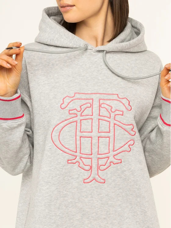 Tommy Hilfiger Perry Monogram Fleece Hoodie Dress - Image 1