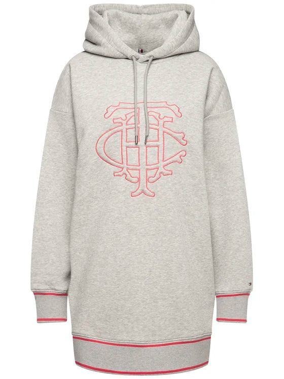 Tommy Hilfiger Perry Monogram Fleece Hoodie Dress - Image 4