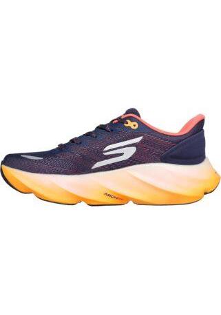 Skechers Bikers - Fiesta Mary Jane Women's Shoes in Blue/Orange/Navy - Image 2